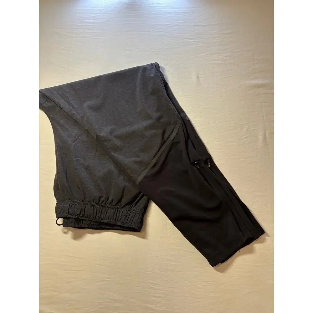 Asics Men's Athletic Pants, Performance, XL, Black/Gray